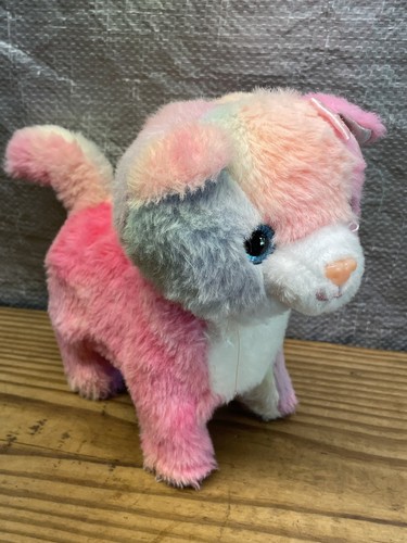 Colorful plush kitten that - colorful,